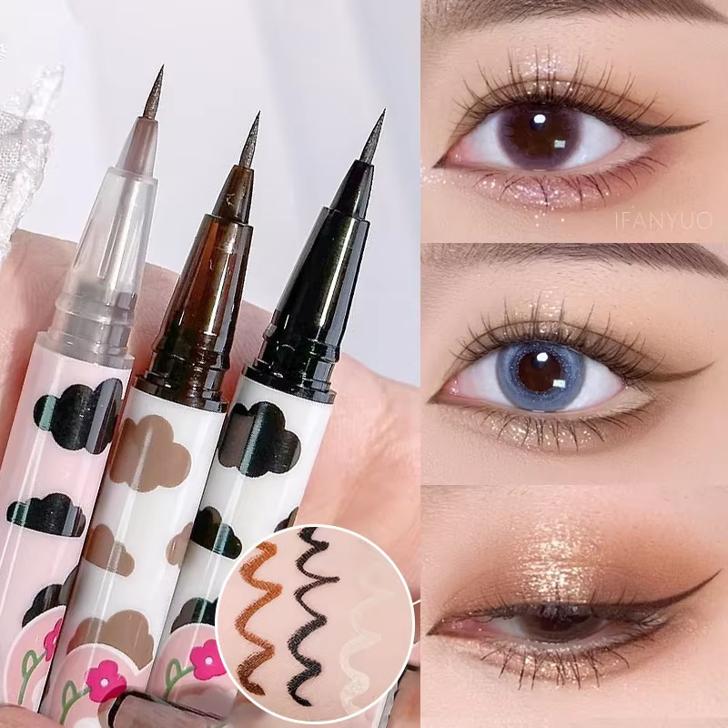 Stylo Eyeliner liquide en ver à soie couché