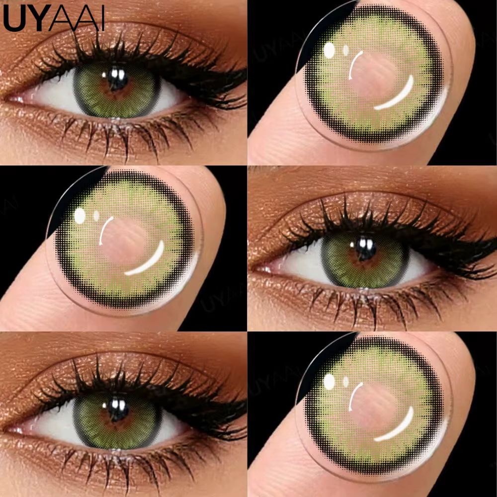 Lentilles de contact colorées UYAAI Siri Green
