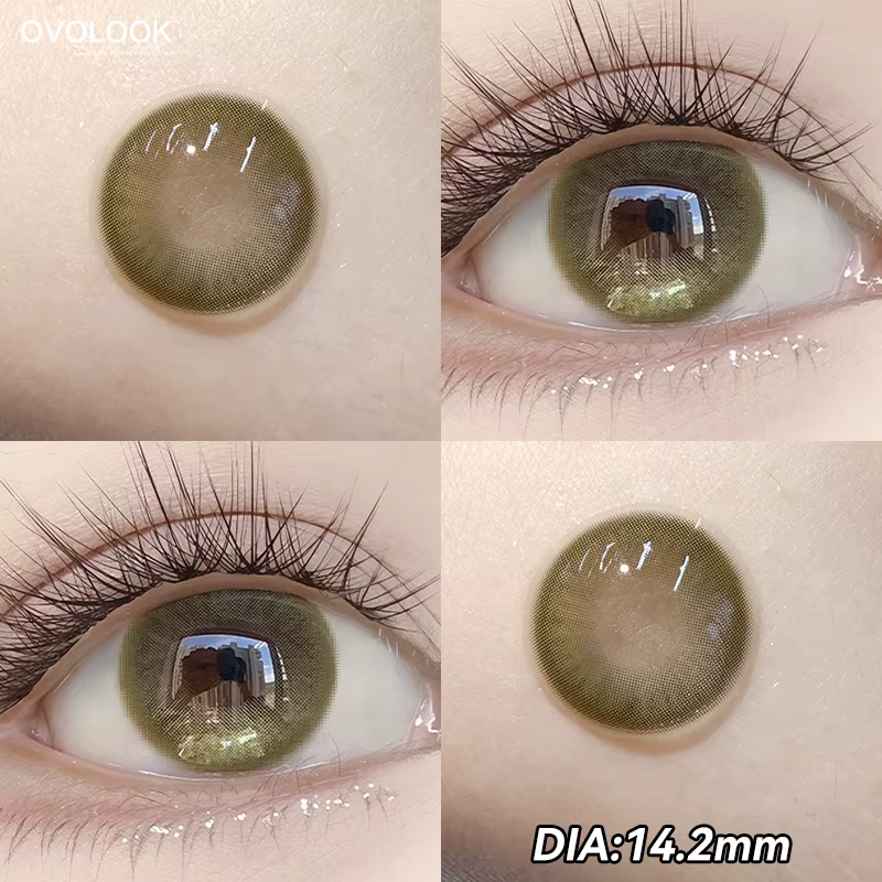OVOLOOK - 1 Paire de Lentilles de Contact Dreamy pour les Yeux