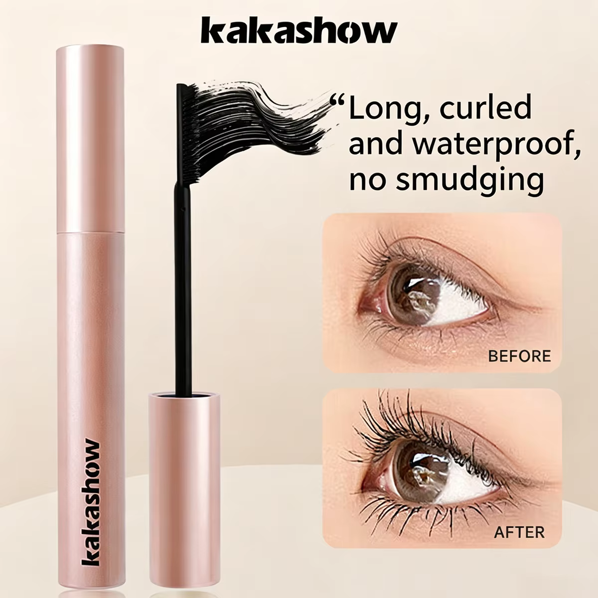 Mascara recourbant longue tenue