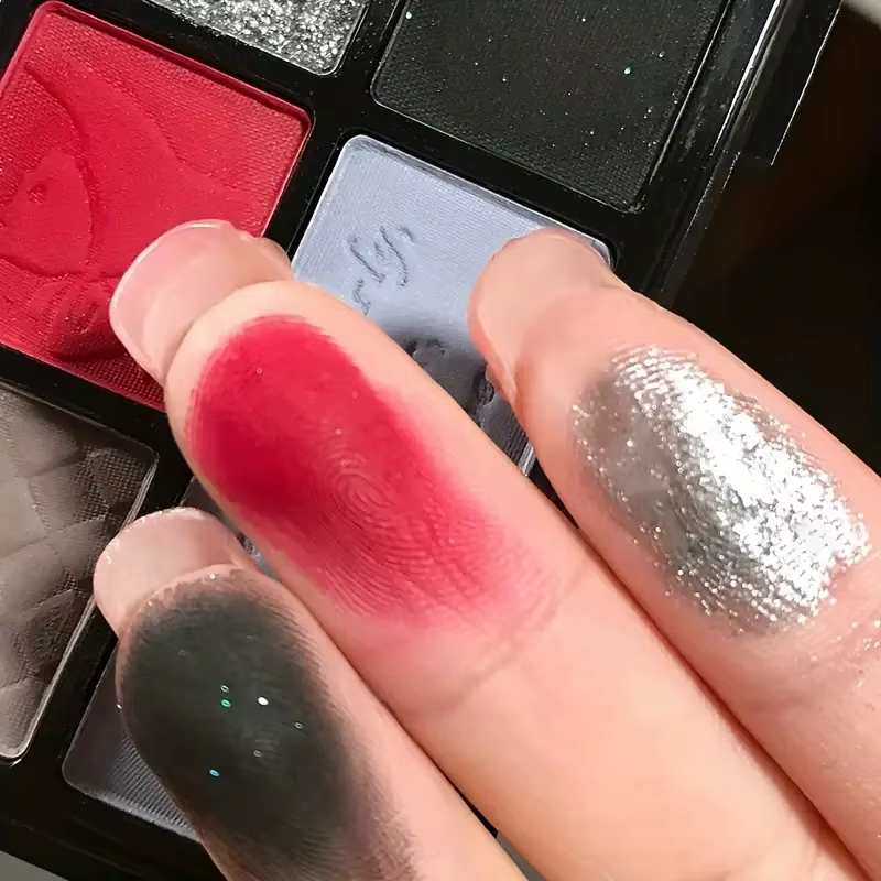 Palette de fards à paupières rétro foncé