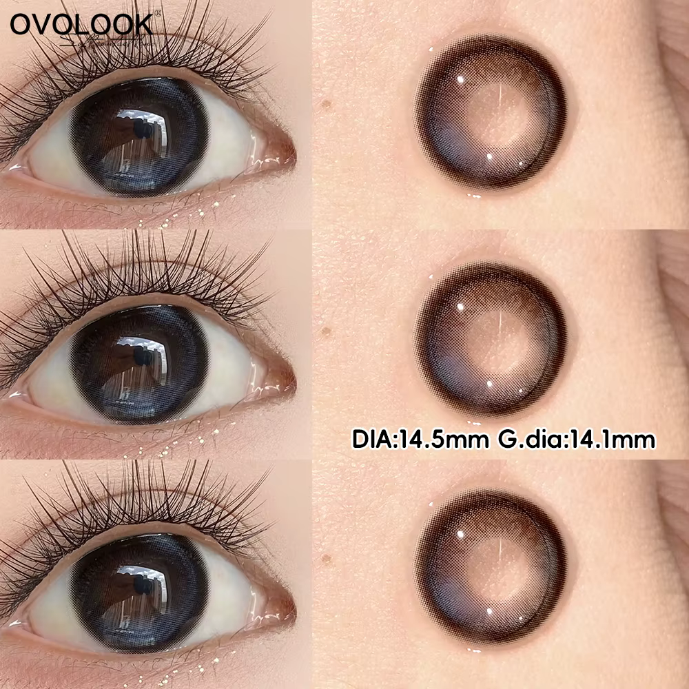 Lentilles de contact colorées OVOLOOK Native Iris Brown 14