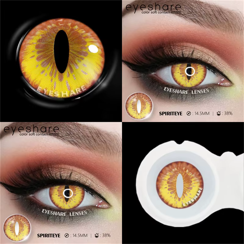 EYESHARE 1 paire de lentilles de Contact de couleur Cosplay pour les yeux