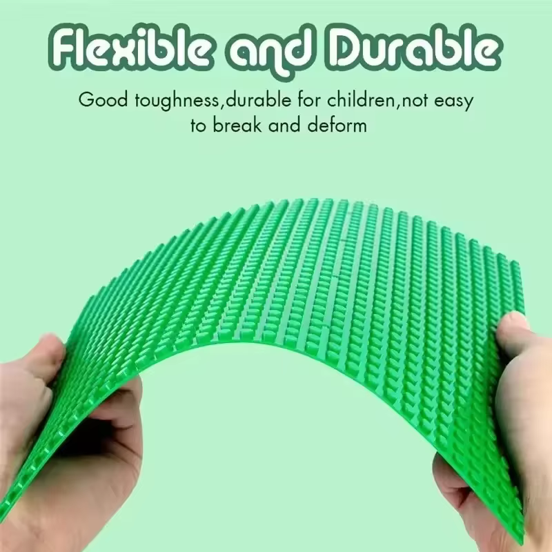 Plaques de base de construction de ville pour enfants, 32x32x16x16 points, en plastique, assemblage par emboîtement, blocs de construction, jouets de divertissement