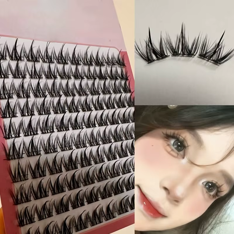 Faux cils en grappes individuelles de la série Puppy