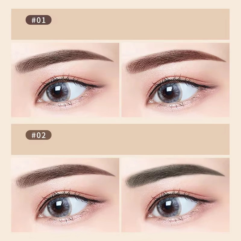 Palette de poudre à sourcils 2 couleurs