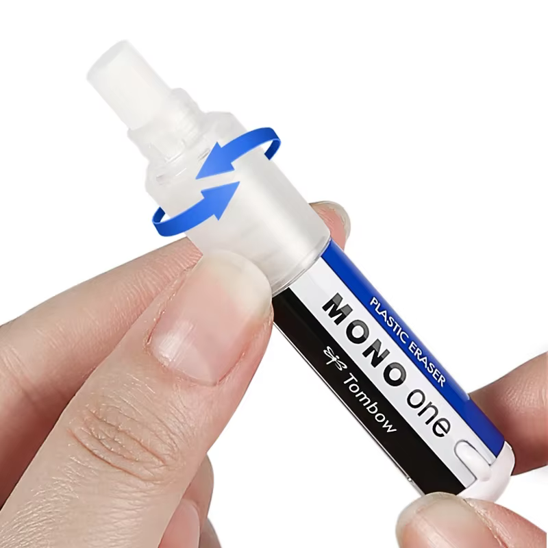TOMBOW MONO ONE gomme JCB-111 étudiant enfant rouge à lèvres rotatif gomme Art croquis dessin surligneur gomme