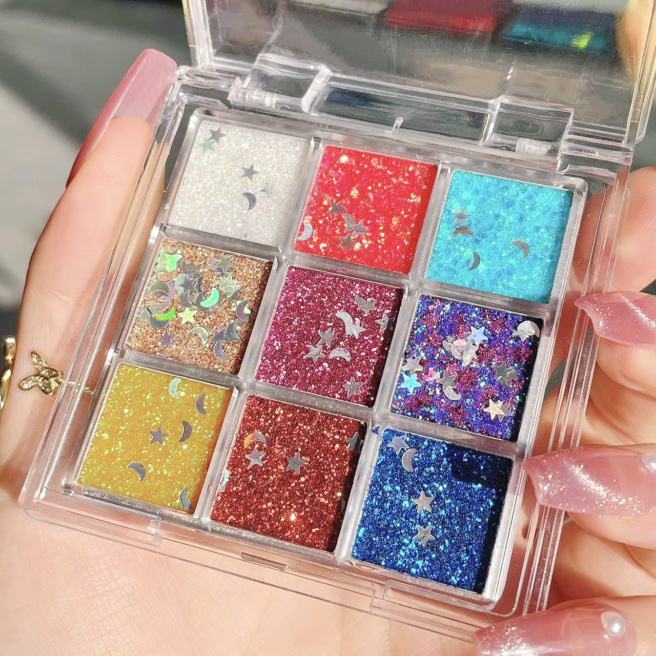 Gel à paillettes pour les yeux