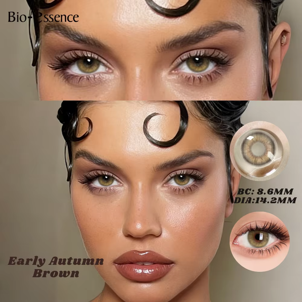 Lentilles de contact colorées Bio-essence Grey Eyes