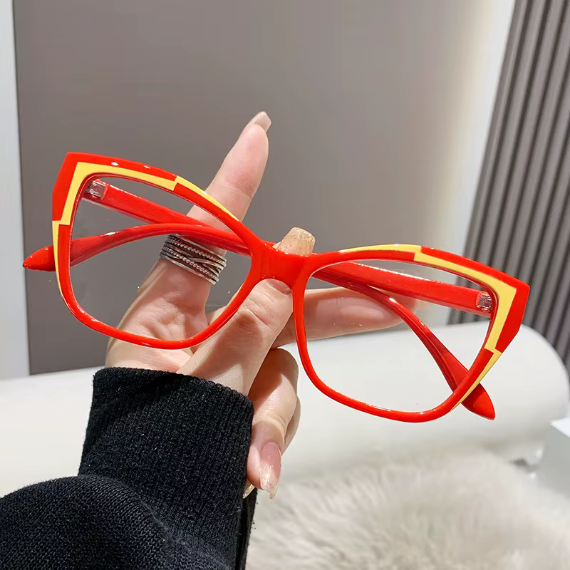 Lunettes de lecture œil de chat pour femmes, nouvelle marque de mode, tendance, léopard rose, Anti lumière bleue, pour ordinateur, Focus Plus 0 ~ + 6.0