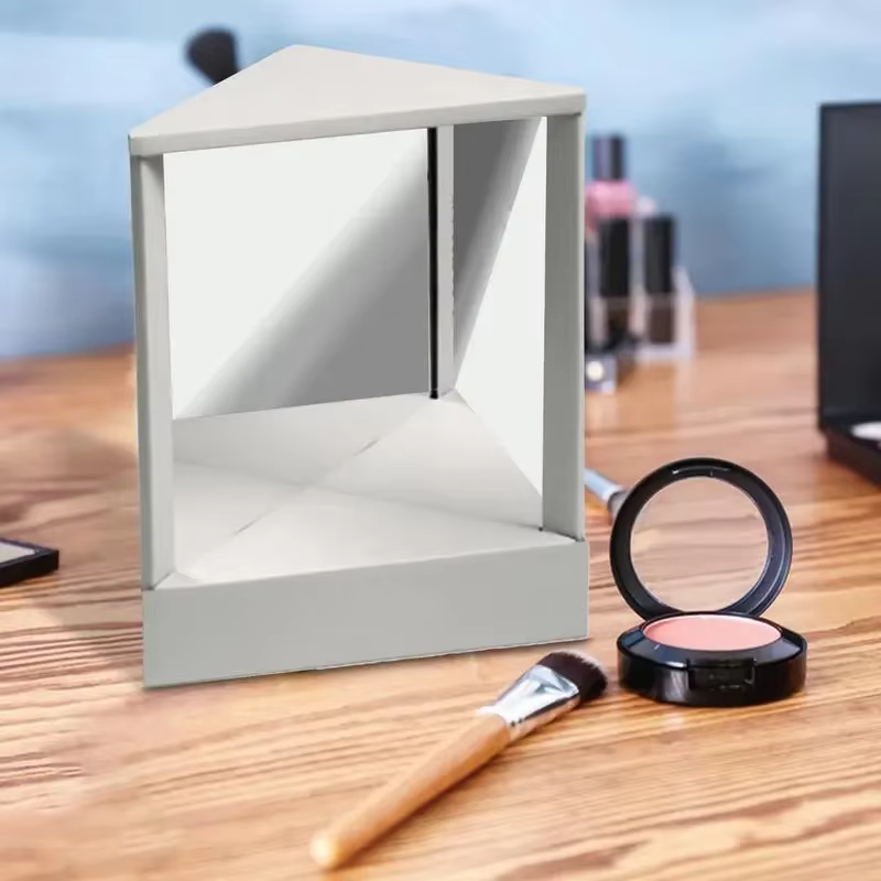 Miroir de Maquillage Carré Non Inversé
