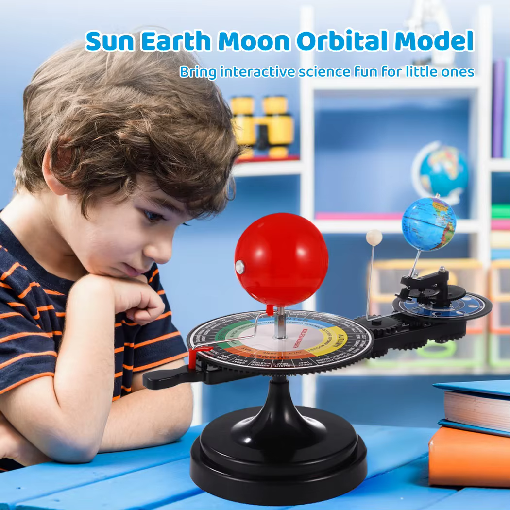 Kit de modèle de système solaire, modèle orbital soleil, terre, lune, modèle de planétarium éducatif, expérience scientifique, modèle d'enseignement de l'orgérie