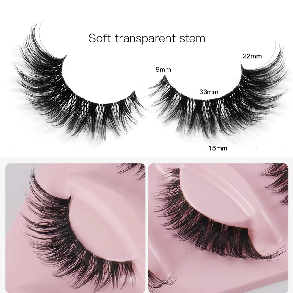 CHARMINGPOSE 5 paires de cils œil de chat | Faux