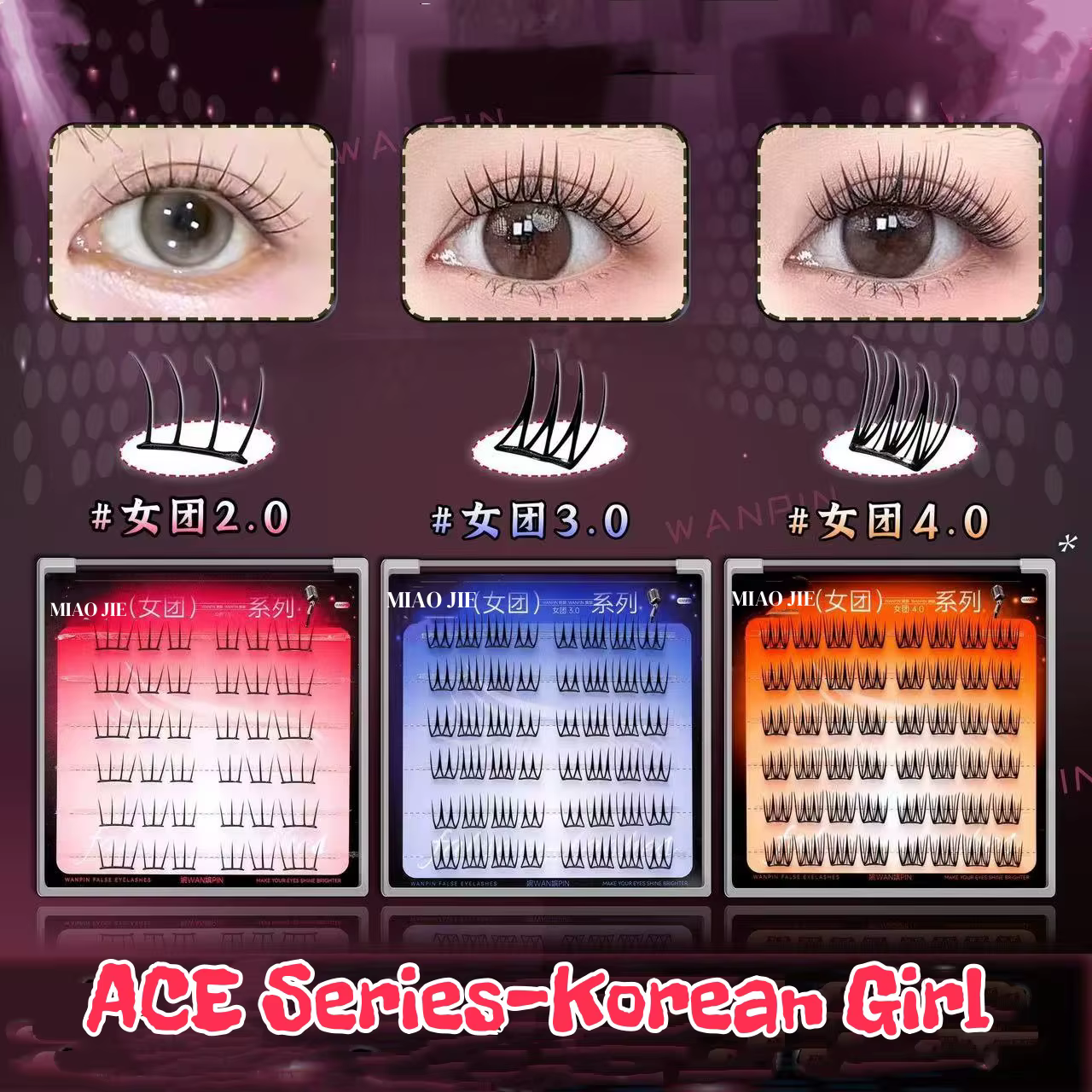 Faux-cils naturels Cosplay