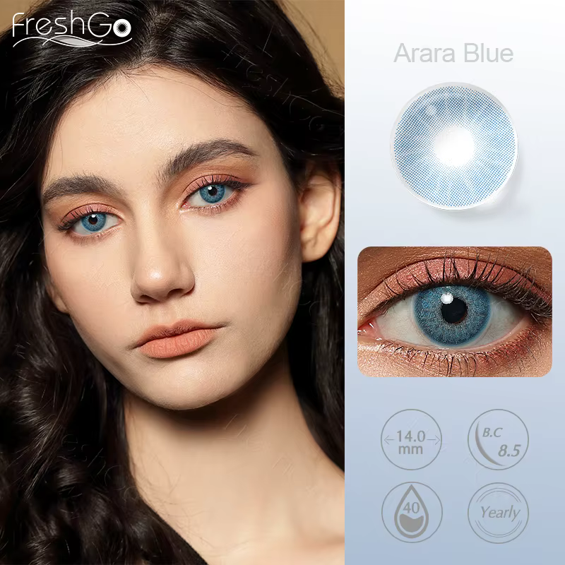 Haute qualité! Freshgo lentilles de Contact de couleur naturelle pour les yeux