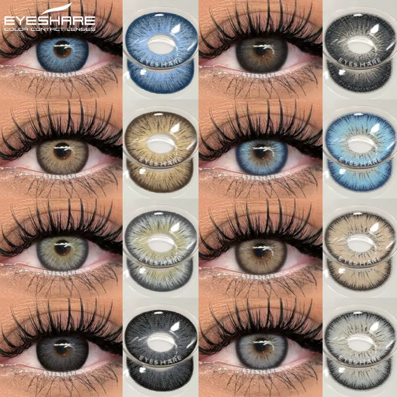EYESHARE 1 paire de lentilles de Contact de couleur de mode pour les yeux