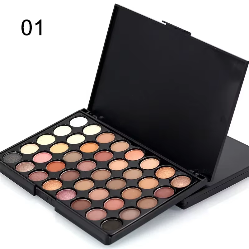 40 couleurs mat fard à paupières Palette maquillage terre
