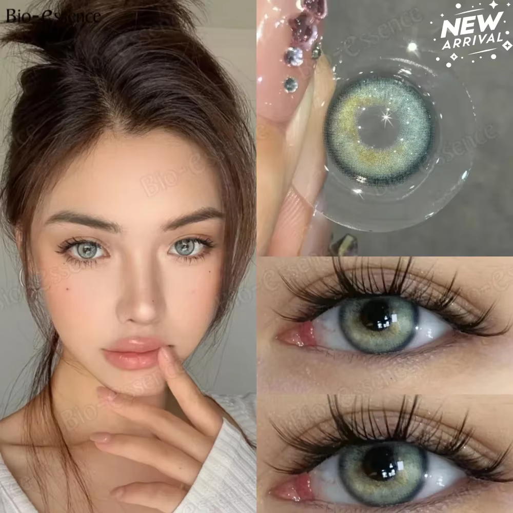 2024 nouvelles lentilles de Contact colorées bio-essense pour les yeux 1 paire