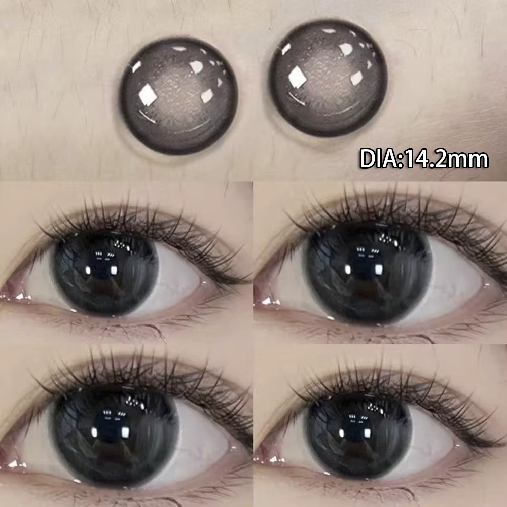 KSSEYE 2 pièces lentilles de contact yeux naturels myopie Prescription cercle
