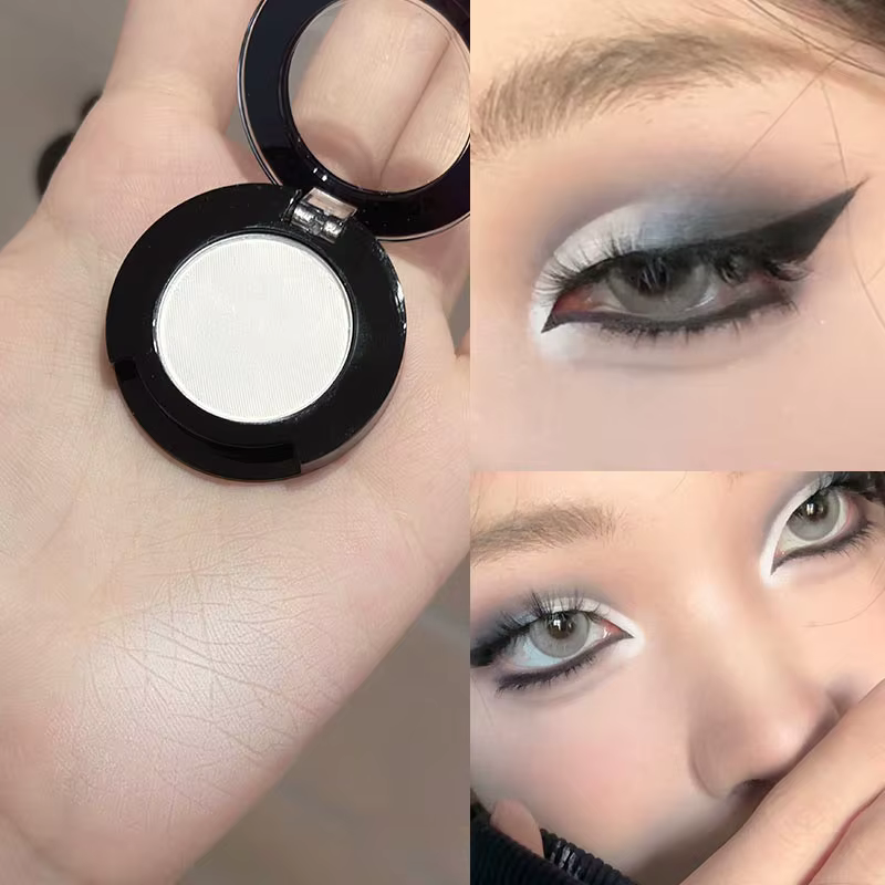 Punk fumé rouge noir ombre à paupières Palette imperméable gothique mat bleu fard
