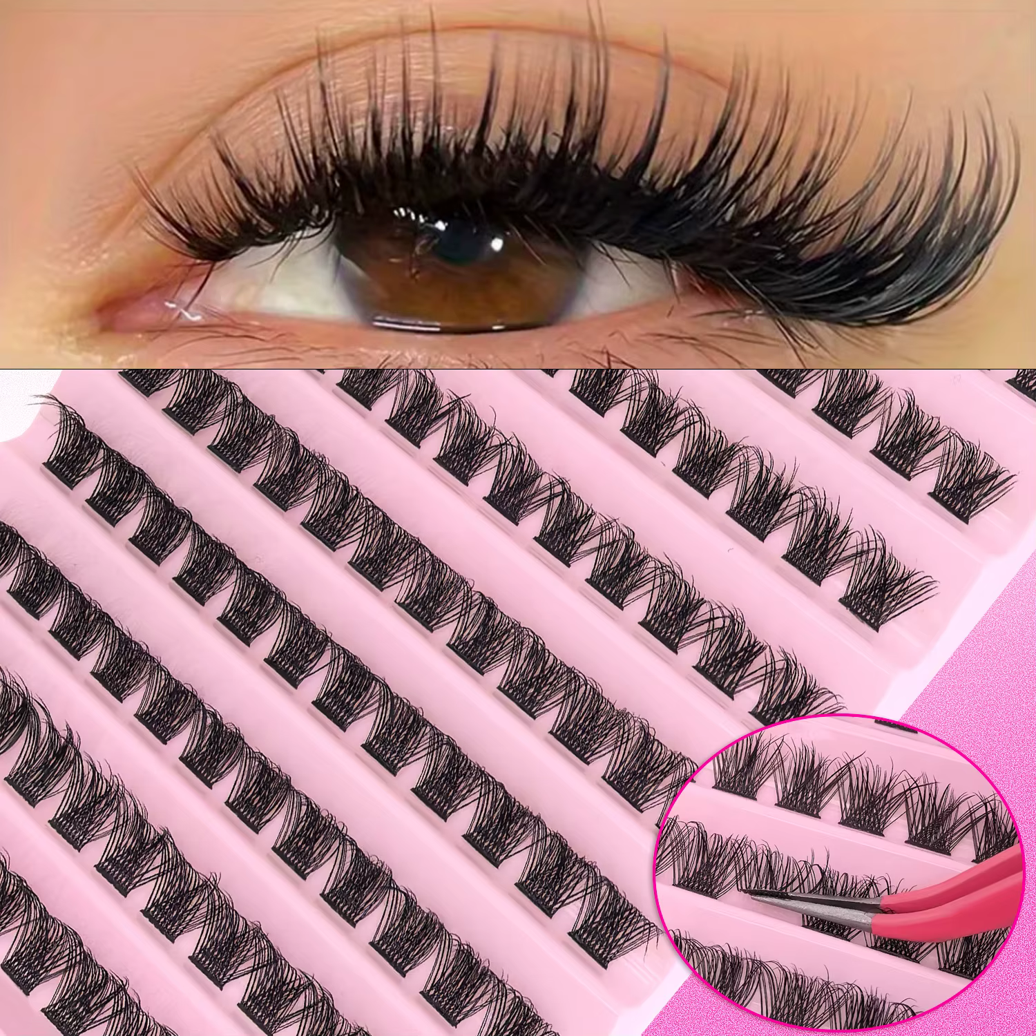 Kit d'extension de cils à faire soi-même