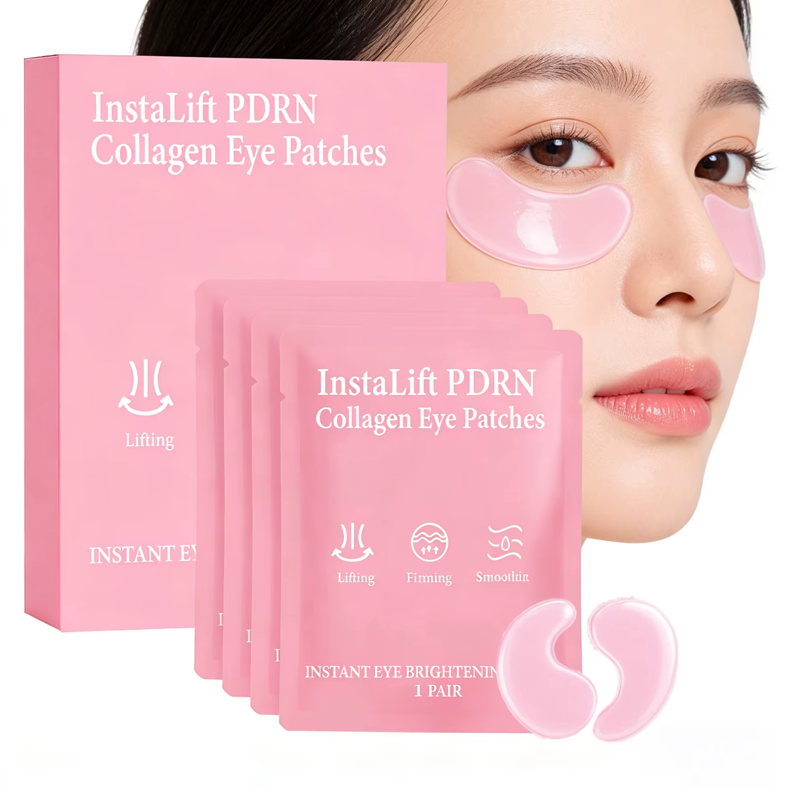 Patchs Hydrogel au Collagène pour les Yeux – Traitement Anti-Cernes & Anti-Poches
