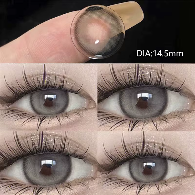 1 paire de lentilles de Contact naturelles pour les yeux