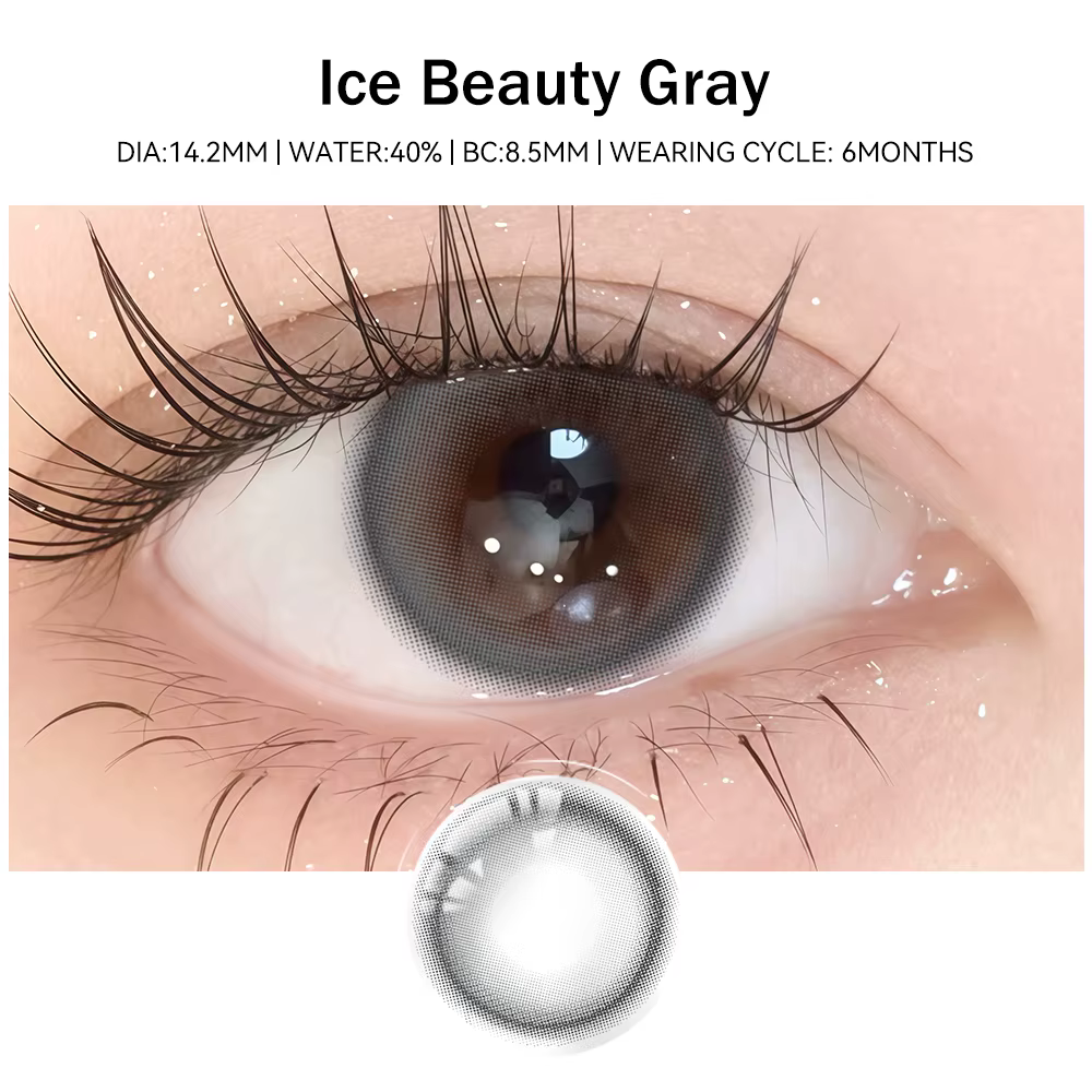 1Pair lentilles de Contact à motif spécial pour les yeux couleur beauté élèves Cosplay
