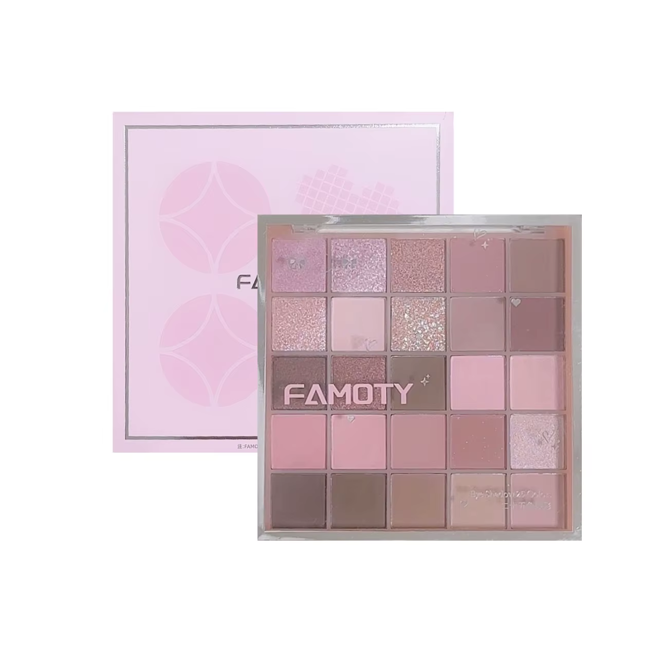 Palette de fards à paupières 25 couleurs