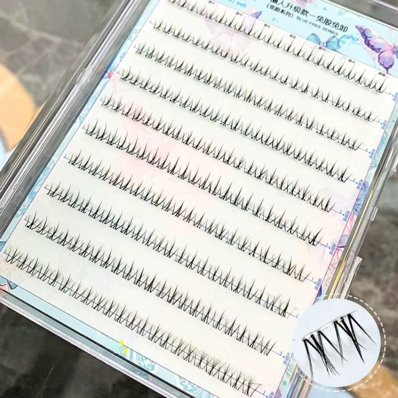 Noglue – faux-cils inférieurs à Double pointe