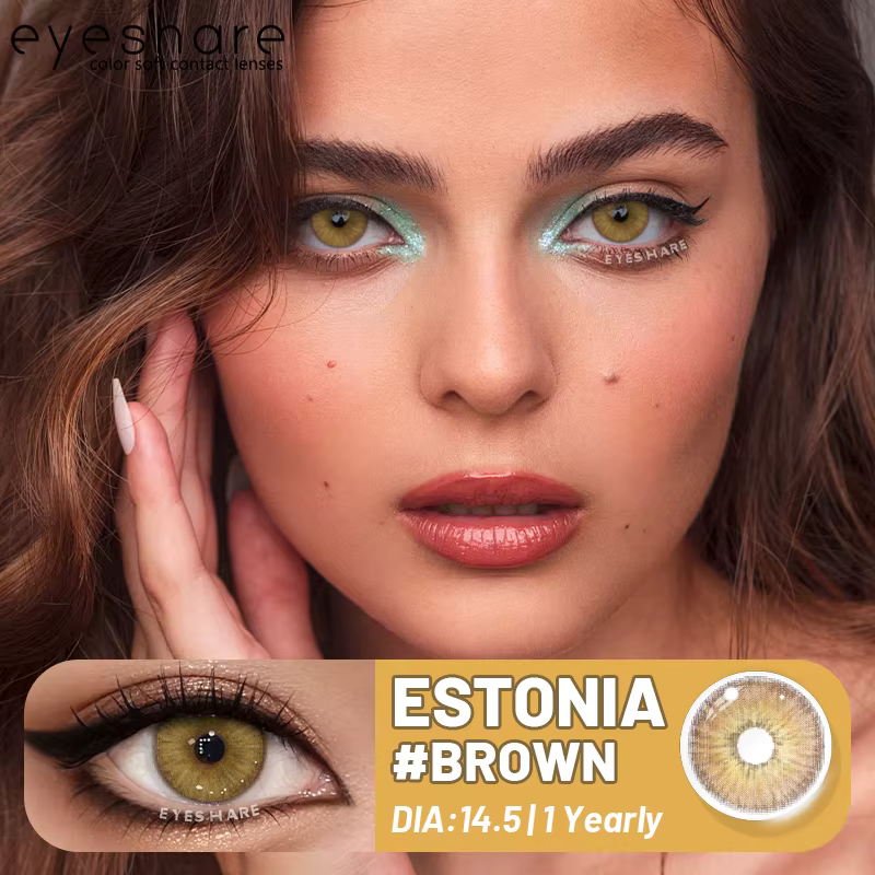 EYESHARE 1 paire de lentilles de Contact de couleur pour les yeux