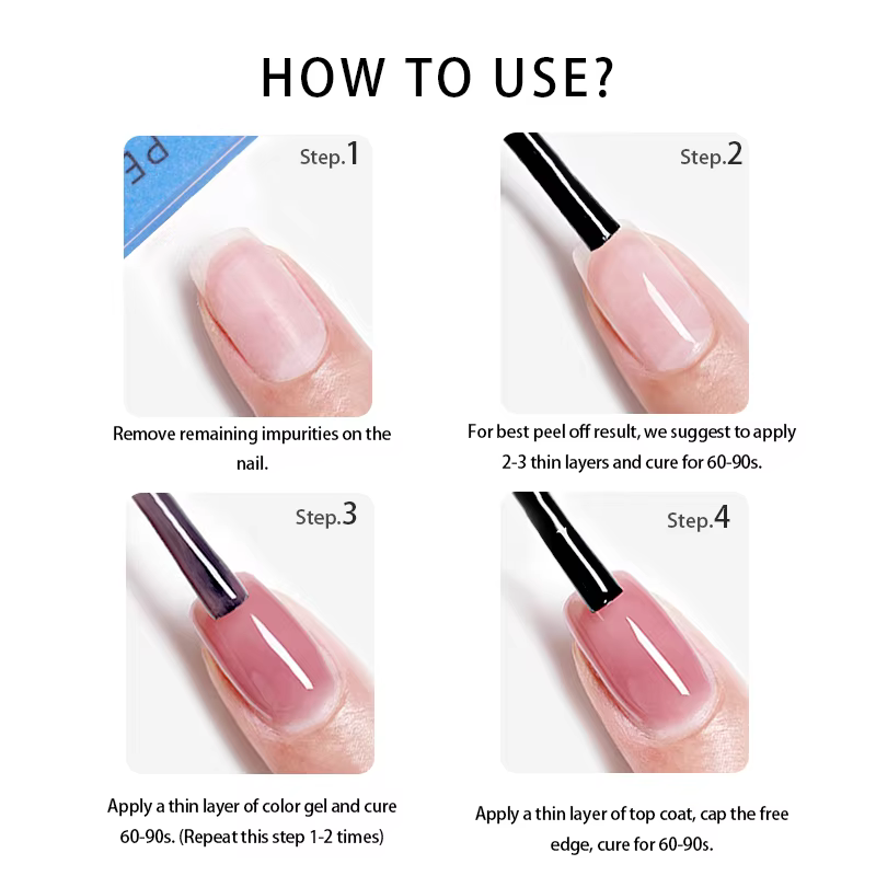 PERFECT COLOR Base Coat Peel-Off 8ml
