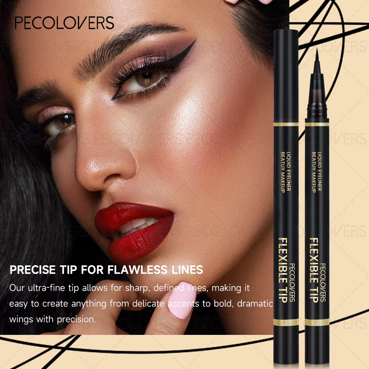 Eyeliner liquide ultrafin 3 pièces