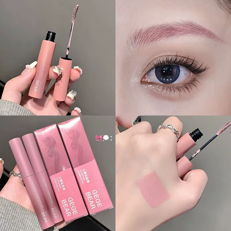 Rehausseur de teinture de sourcils rose brumeux