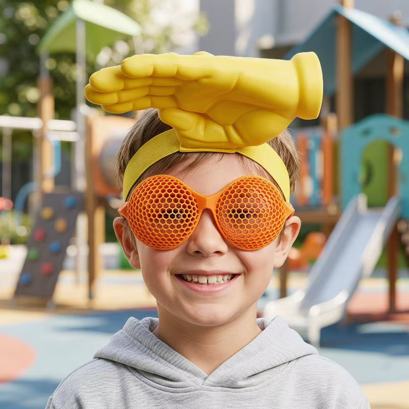Lunettes amusantes en forme d'insectes avec détails 3D pour les créateurs et les concepteurs de costumes