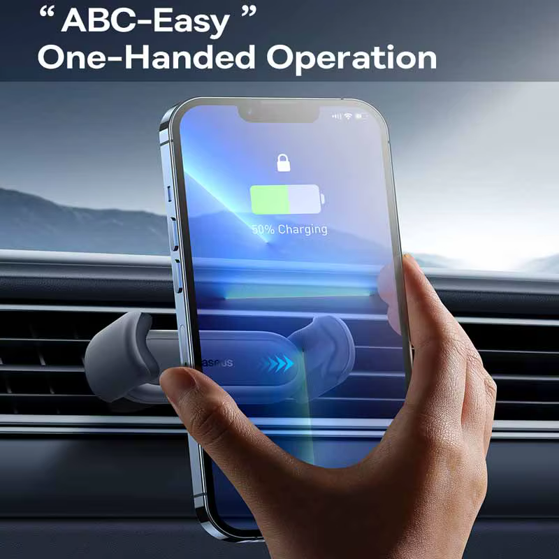 Support de téléphone de voiture Baseus pour Support de téléphone portable universel Support de téléphone de voiture pour Support de sortie d'air de voiture Support de téléphone portable de voiture