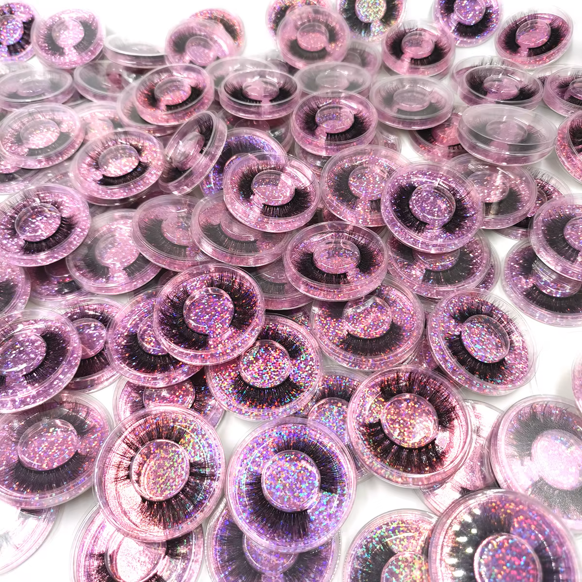 Cils Logo personnalisé 30/50/100 paires Faux