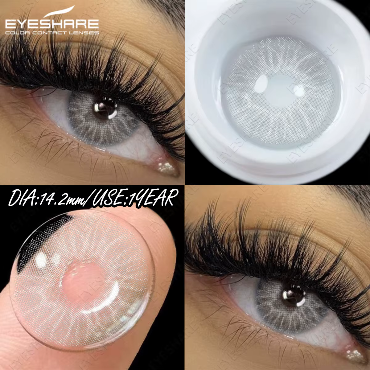 EYESHARE lentilles de contact colorées naturelles