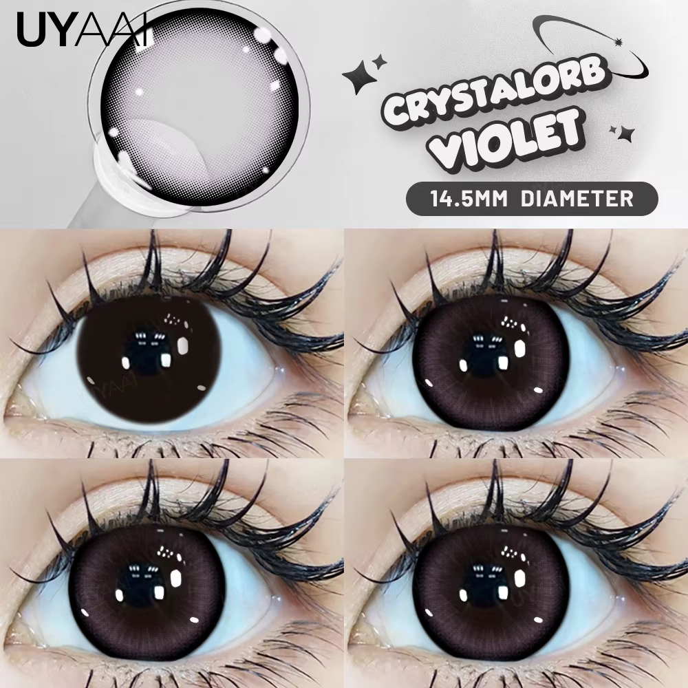 UYAAI lentilles noires à gros yeux