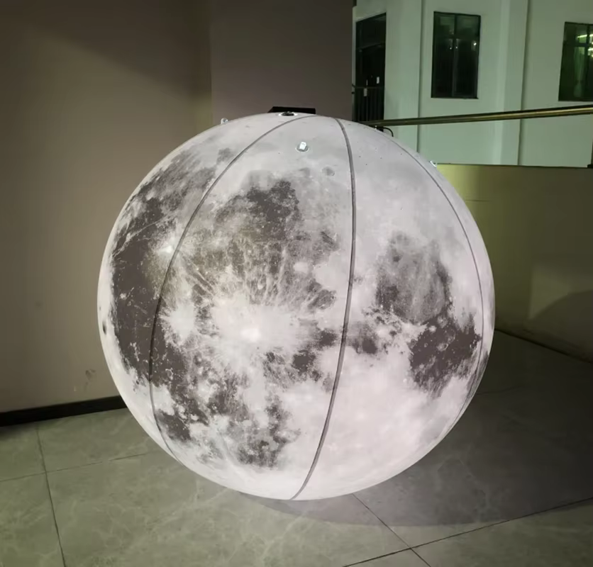 Modèles planétaires de système solaire coloré à LED, décorations Terre, Lune et Soleil, décorations d'éclairage de scène et de théâtre extérieur.