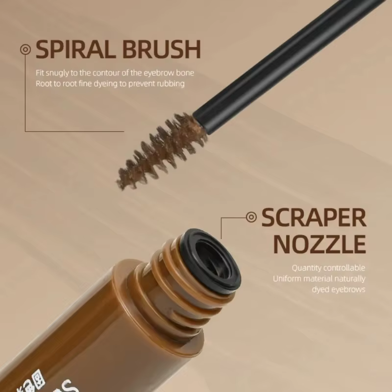 Mascara crème pour sourcils imperméable longue tenue en 3 couleurs