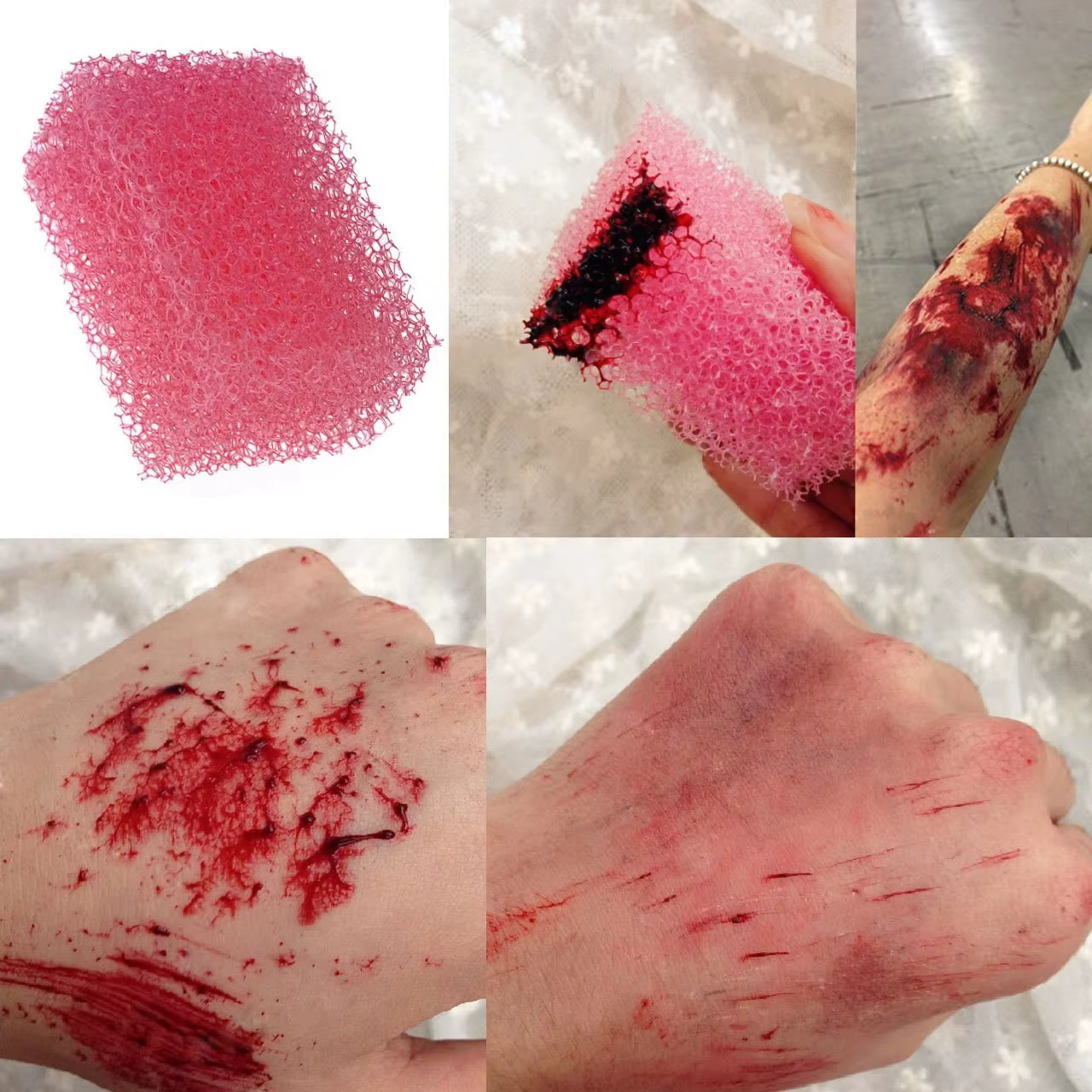 Cicatrice cire SFX effets spéciaux maquillage plaie peau