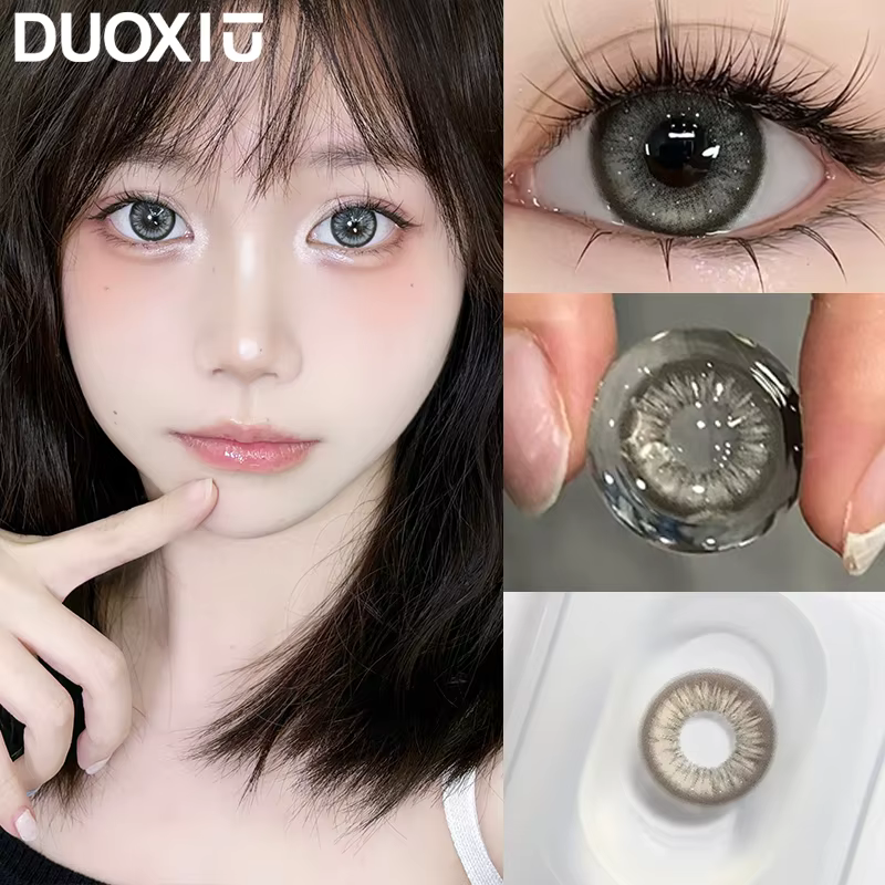 DUOXIU 1 paire de lentilles de Contact de couleur mode coréenne grands yeux