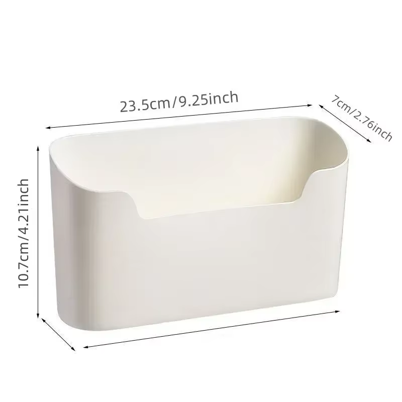 Support de rangement adhésif mural de cuisine, boîte de rangement multifonctionnelle pour porte d'armoire sous évier, étagère à tiroir, organisateur de salle de bains