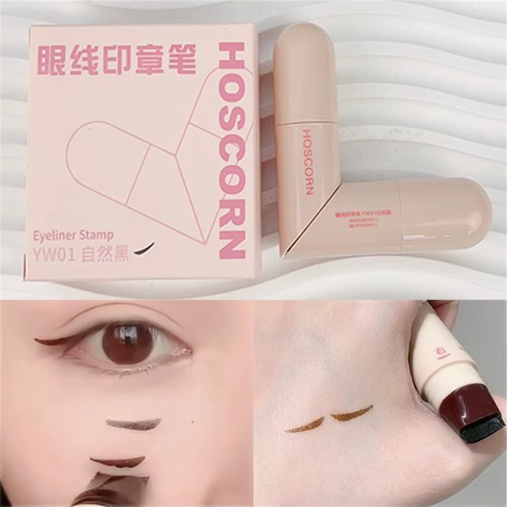 Tampon Eyeliner intégré à Double aile imperméable
