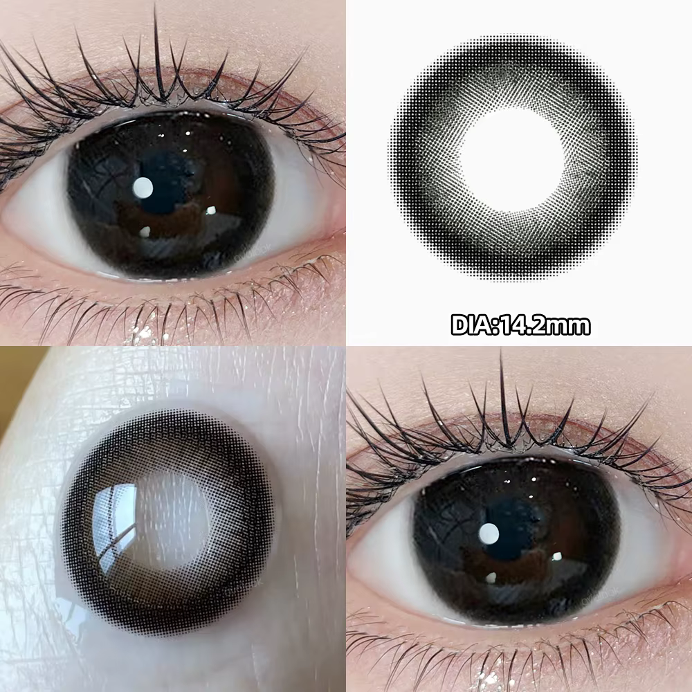 OVOLOOK - Lot de 2 lentilles de contact colorées bleu cristal