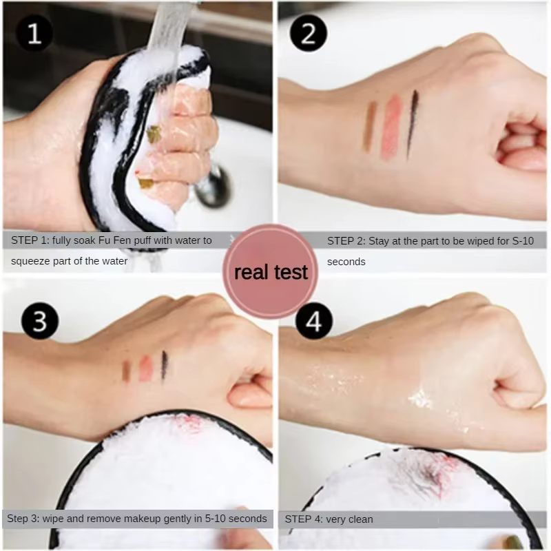 Tampons démaquillants lavables et réutilisables