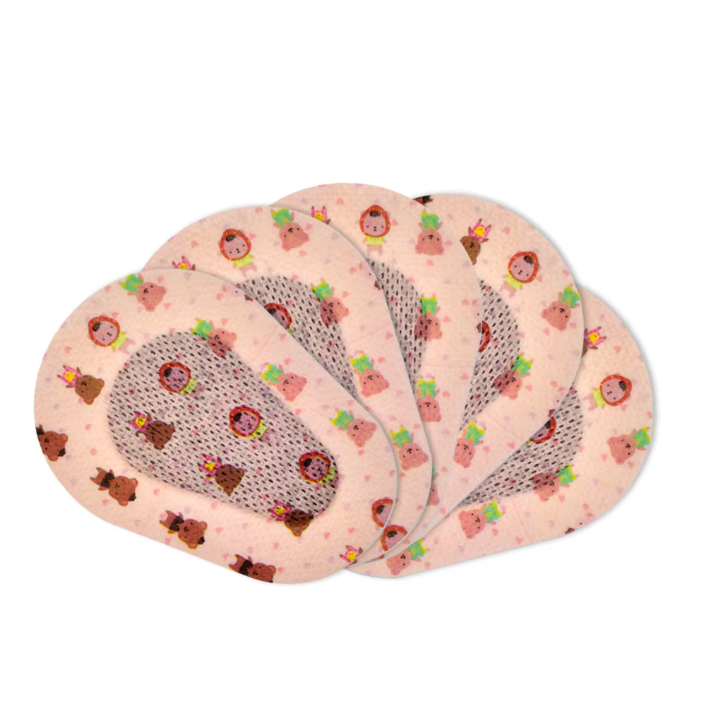 Lazy Eye (60 unités) Patchs adhésifs mignons pour les yeux avec 3 modèles différents pour enfants filles garçons pour ambliopie sac OPP