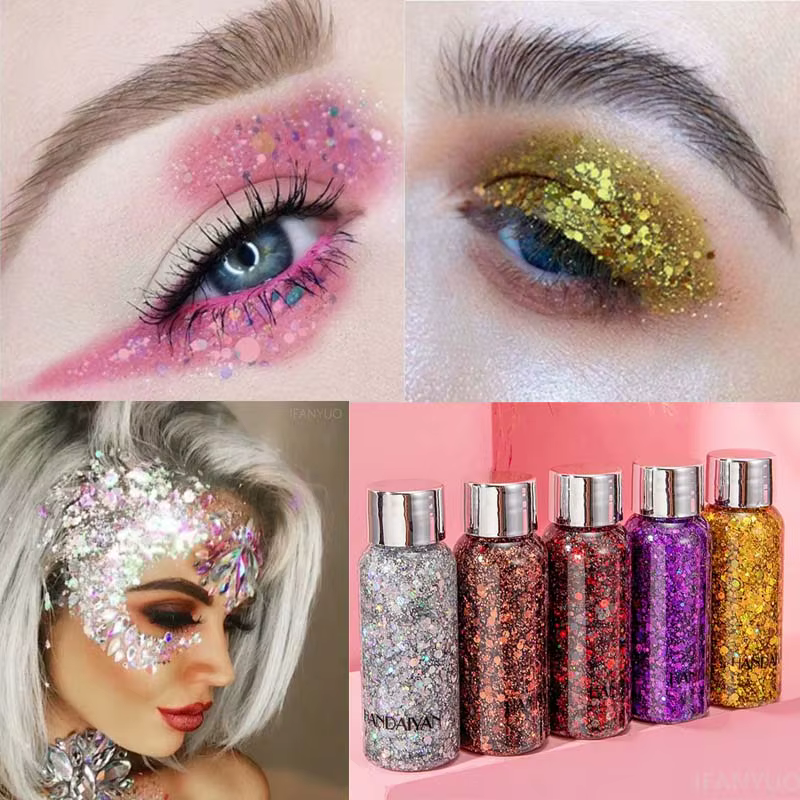 Gel à paillettes pour les yeux