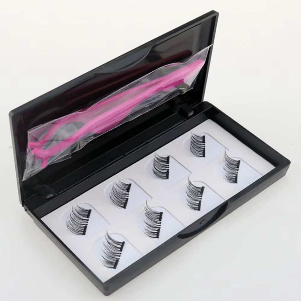8 pièces aimant naturel faux cils magnétique longs